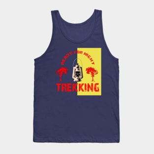 Trekking and Hiking adventure at night Tank Top